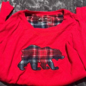 Long-sleeve Sleepwear Holiday Top